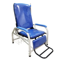 Blood Donation Chair Metal Blue Standard Size