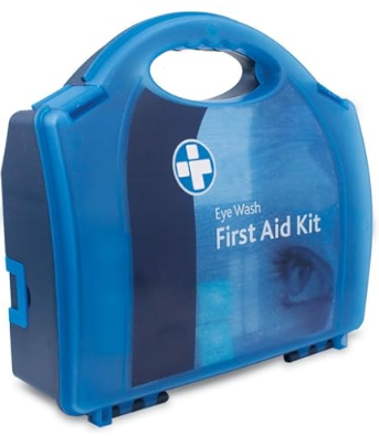 Emergency Eyewash Station – Wall-Mount Eye Wash Unit with Signage,