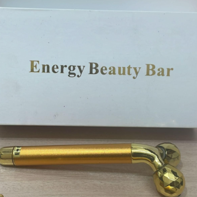Energy Beauty Bar Face Massager – Gold Facial Massage Tool (New)