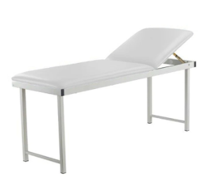 Stainless Steel Examination Couch – Adjustable Backrest, 50 mm