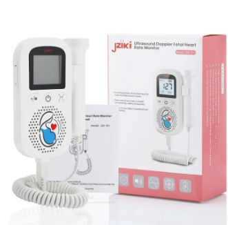 Fetal Doppler Heartbeat Monitor – Portable Pregnancy Doppler with