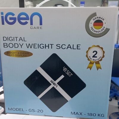 IGEN Digital Body Weight Scale 180kg Glass