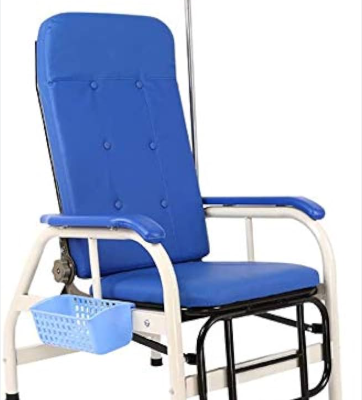 Infusion Chair with Adjustable Backrest – Linked Footrest
