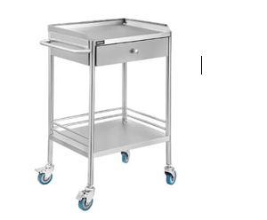 Instrument Trolley Cart with Shelves – Mobile Medical Utility