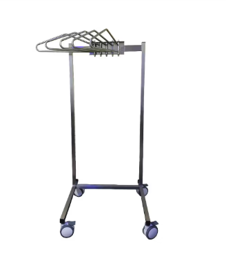 Lead Apron Hanger Stand – Mobile Stainless Steel Storage Rack with