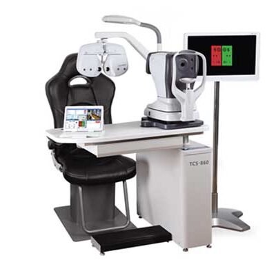 Ophthalmology Unit – Eye Exam & Diagnostic Workstation with Slit