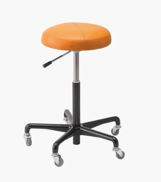 Revolving Stool with Plastic Base Height Adjustable