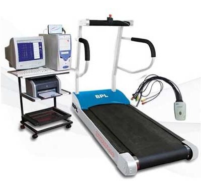 Cardiac Stress Test System – ECG & Blood Pressure Monitoring with Treadmill Ergometer