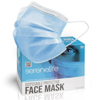 Disposable Face Masks for Adults – 3-Layer Protection, Breathable & Comfortable PPE | Life Care Equipment UAE